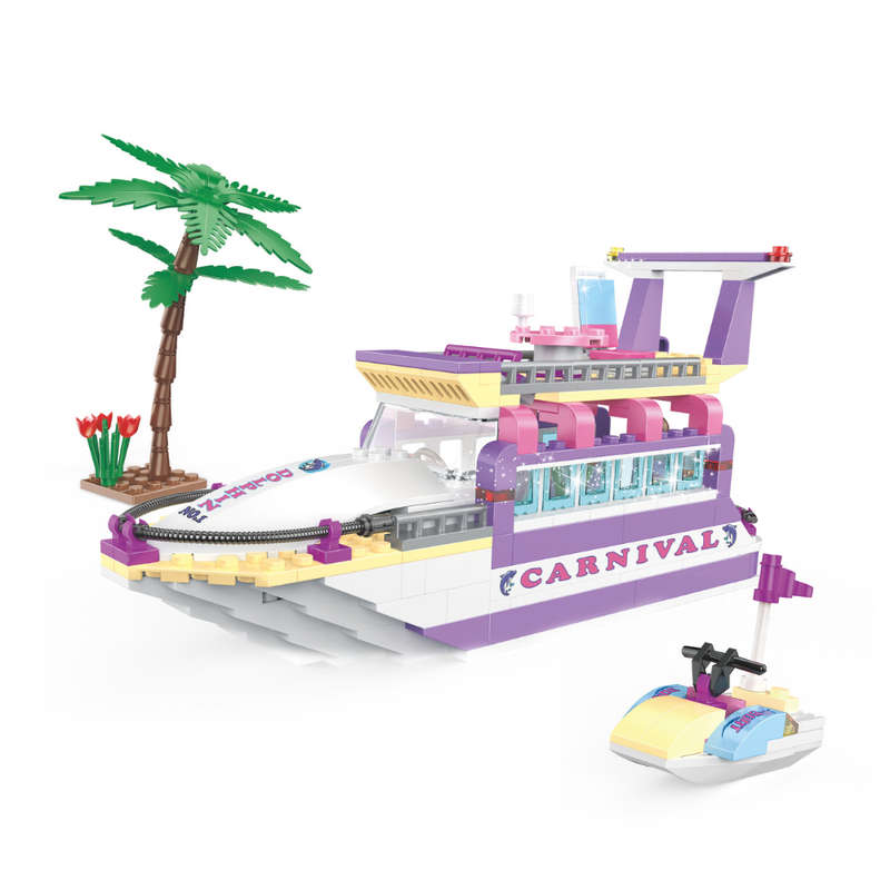 Cogo - Building Block Set - Dream Yacht - 318 Pieces