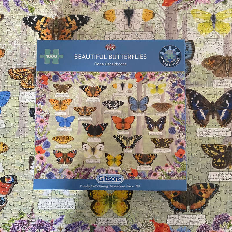 Gibsons - Beautiful Butterflies - Jigsaw Puzzle - 1000pcs