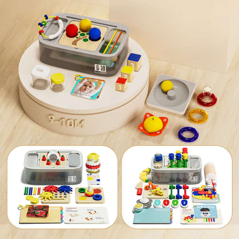 TopBright - Educational Activity Box - 25pcs - 9-10 Months