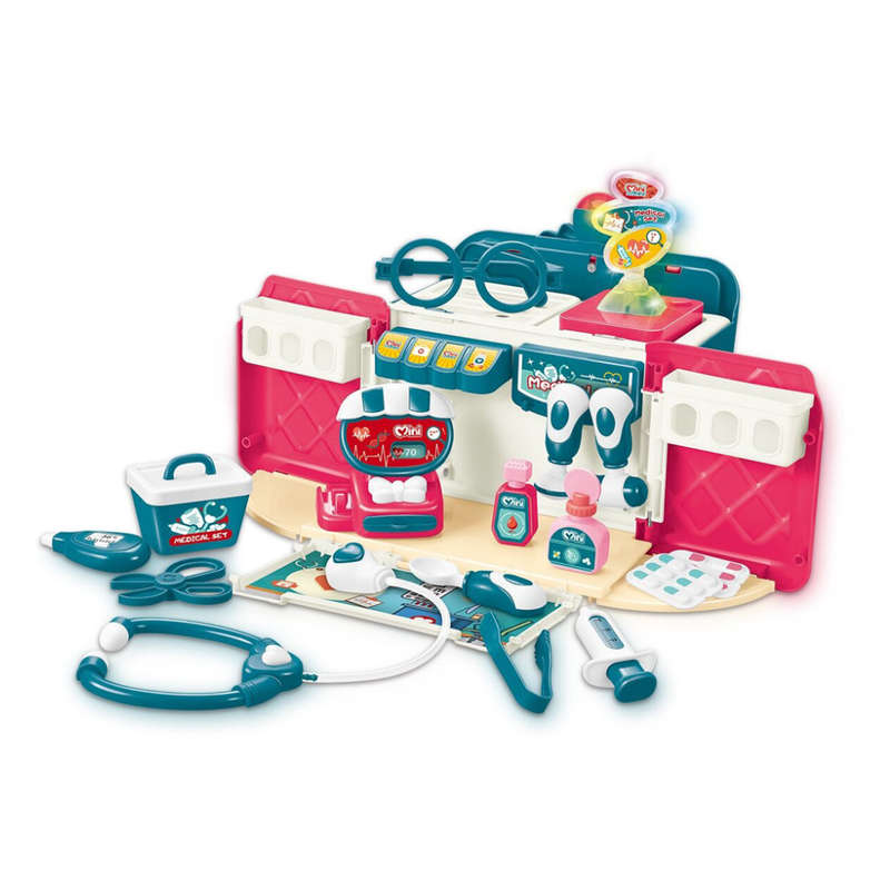 Cogo - Pretend & Play 2-in-1 Doctor Set - Convertable Backpack with 24 Tools