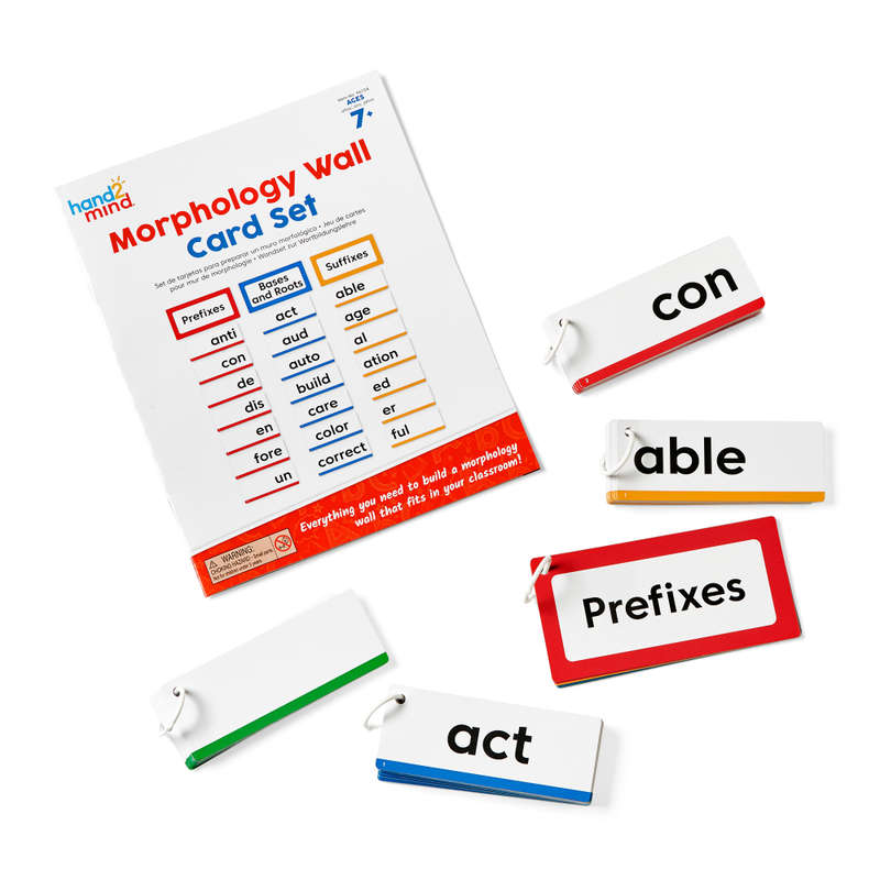 Greenbean - Word Builders: Morphology Card Set - 217 Pieces