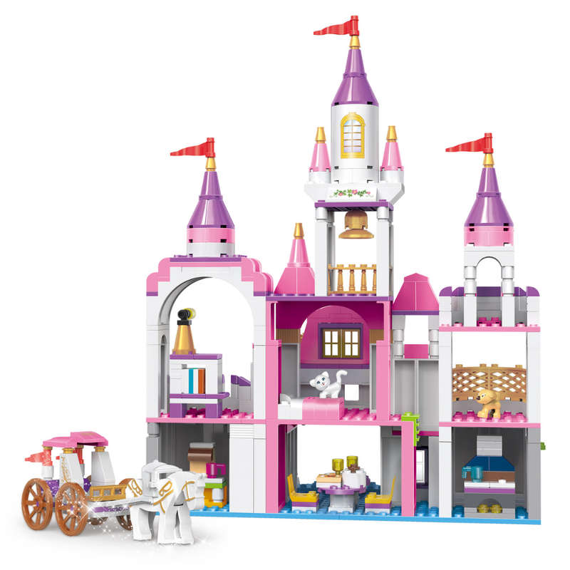 Cogo - Building Block Set - Fairytale Dream Castle - 516 Pieces