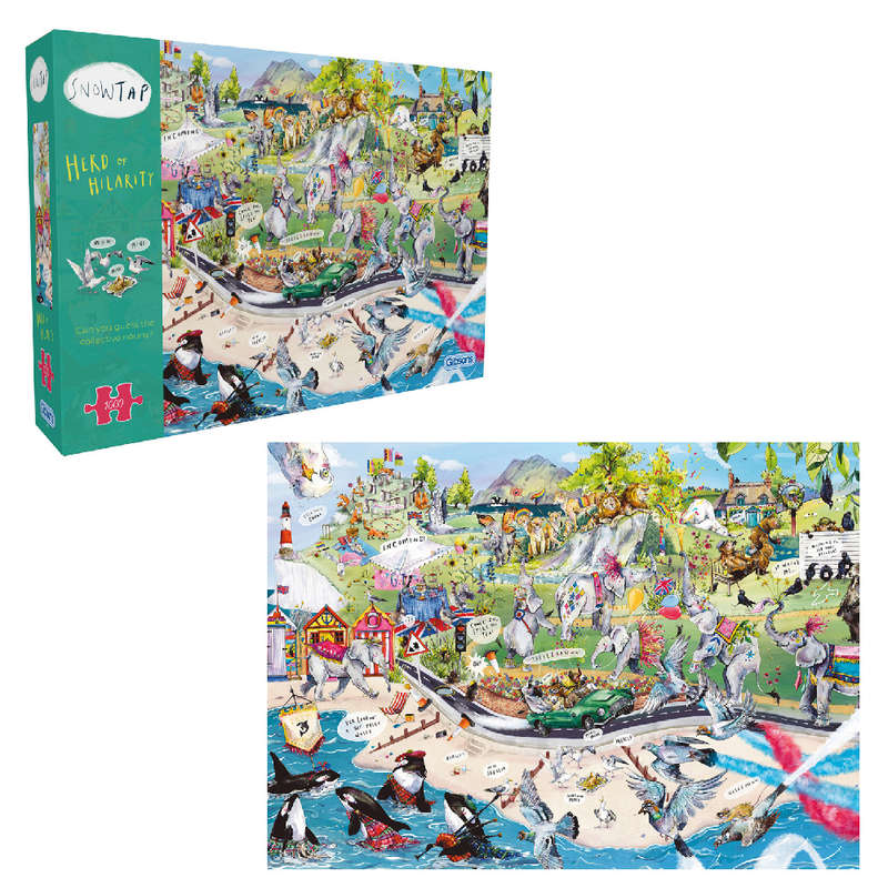 Gibsons - Herd of Hilarity - Jigsaw Puzzle - 1000pcs