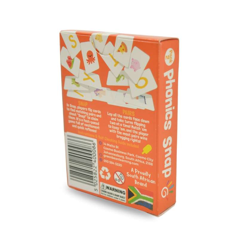 Greenbean School Years - Phonics Snap N - Z Education