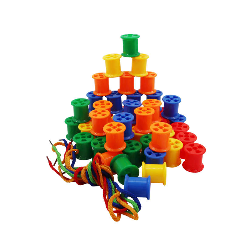 Anthony Peters - Plastic Sorting Cotton Reels And Laces - 55pcs