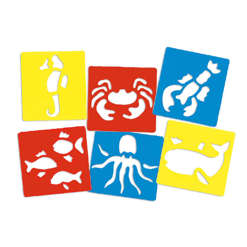 Anthony Peters - Stencils - Sea Life - 6pcs