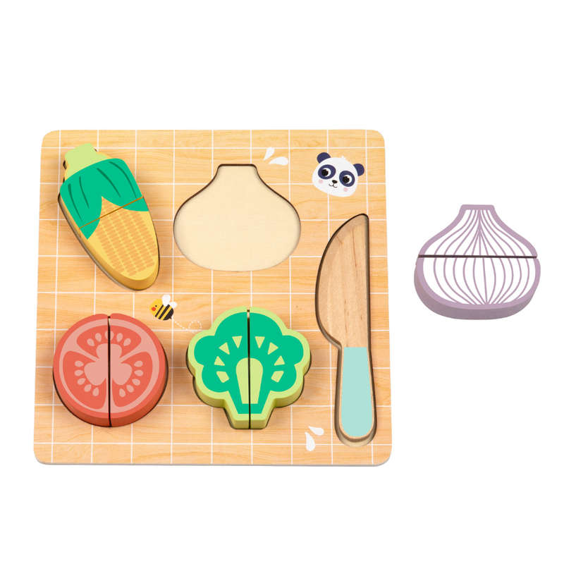 hi Pando - Wooden Cutting Food - Vegetables - 10pcs