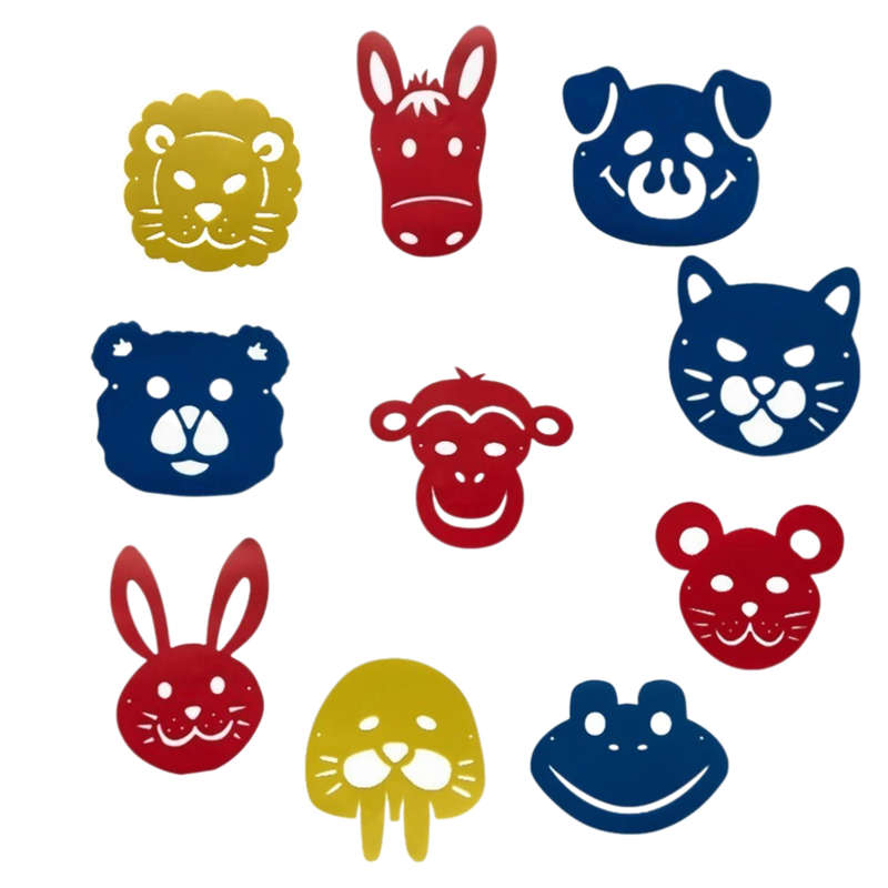 Anthony Peters - Animal Face Mask Stencils - 10pcs