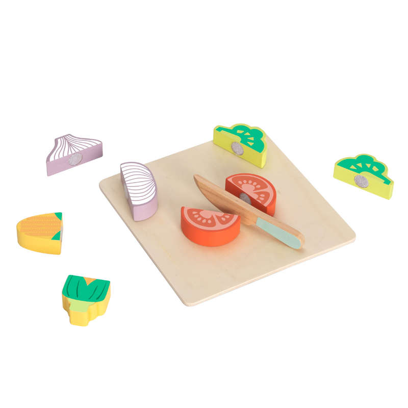 hi Pando - Wooden Cutting Food - Vegetables - 10pcs