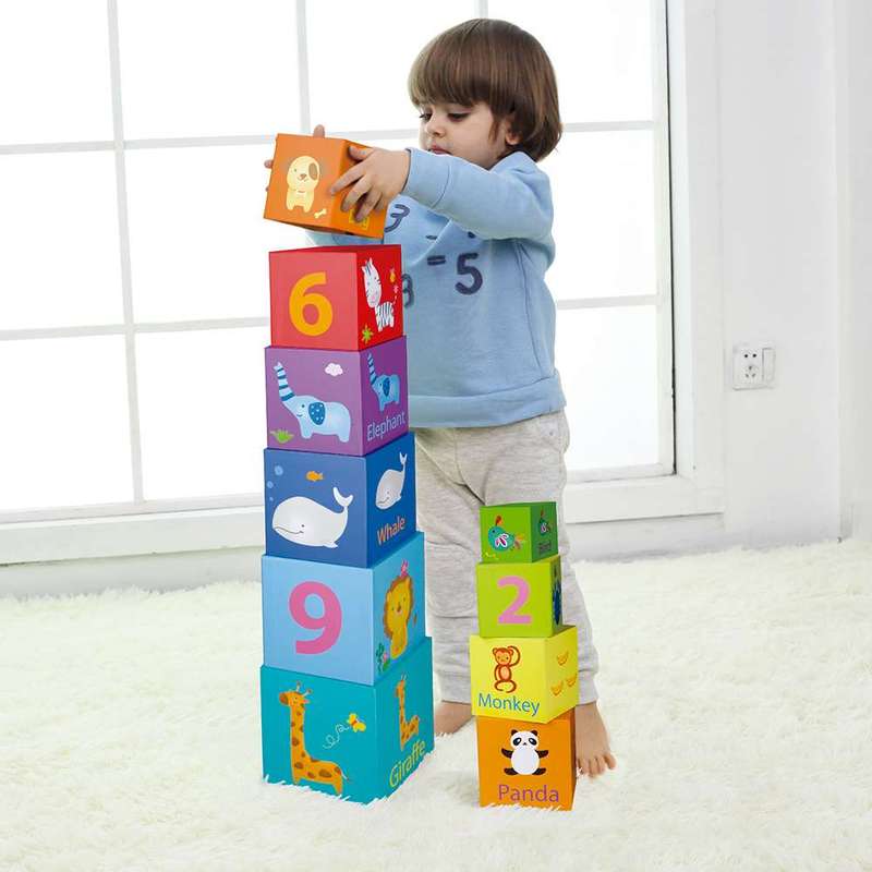 Classic World - Stacking Cubes - 10pcs