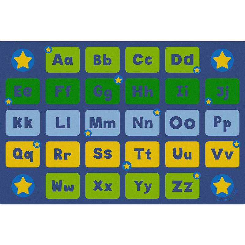 Learning Carpets - Alphabet Stars - Rectangle - 366 x 244 cm
