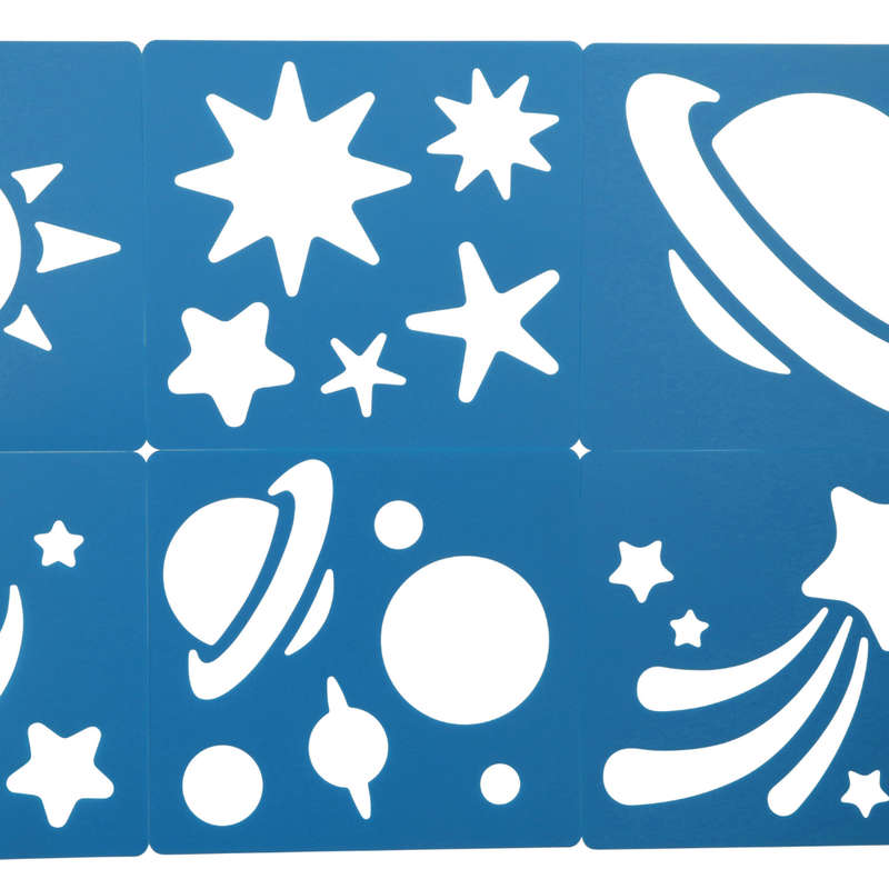 Anthony Peters - Stars & Planets Stencil Set - 6 Pieces