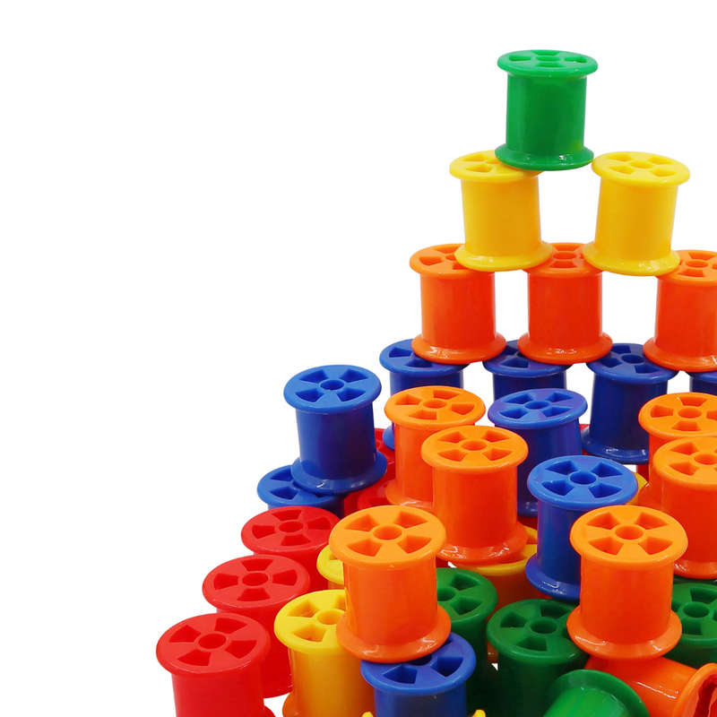 Anthony Peters - Plastic Sorting Cotton Reels And Laces - 55pcs