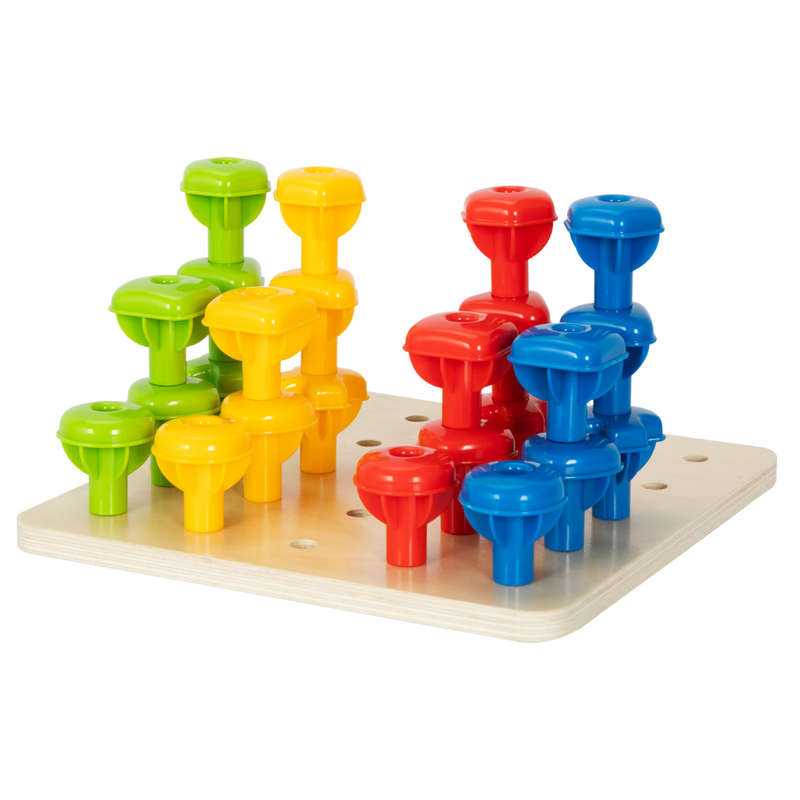 hi Pando - Rainbow Stacking Pegs