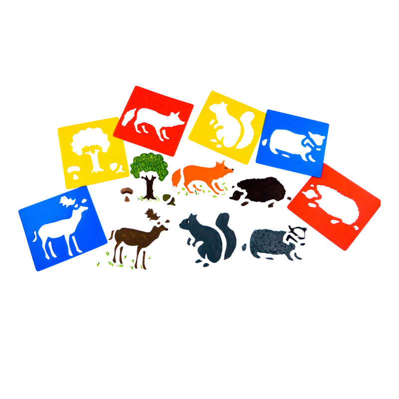 Anthony Peters - Woodland Animal Stencil Set - 6 Pieces