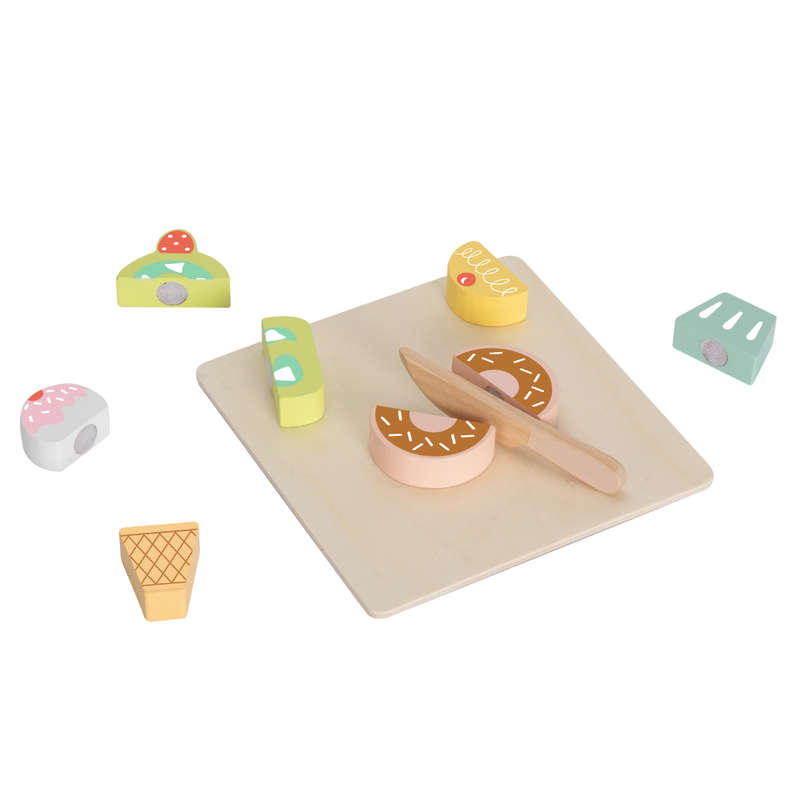 hi Pando - Wooden Cutting Food - Dessert - 10pcs