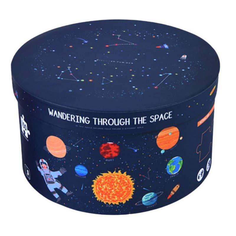 Mideer - Round Puzzle - Wondering Through Space - 150pcs