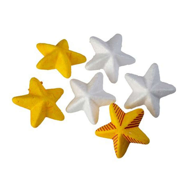 Anthony Peters - Polystyrene Star Shapes: 20 Pieces (60mm)