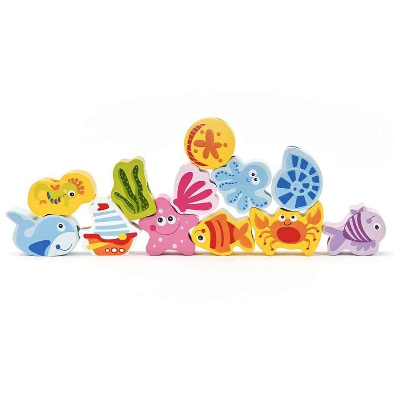 Classic World - Lacing Beads - Under-the-Sea - 13pcs