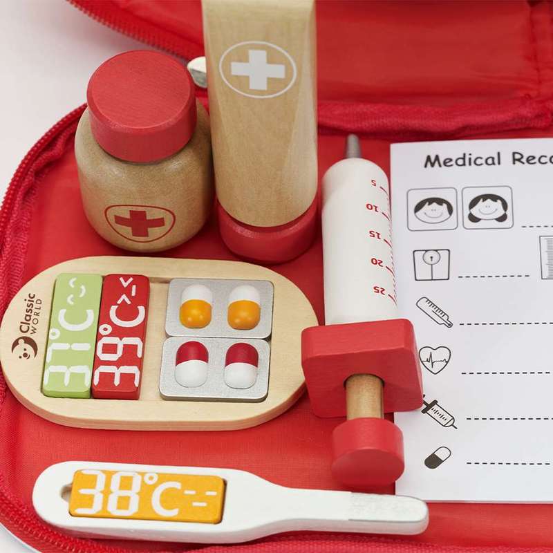 Classic World - Pretend & Play - Doctor Case - New!