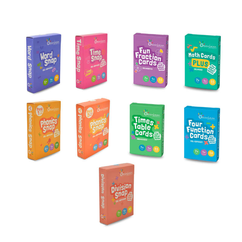 Greenbean School Years - Ultimate Snap Education Card Set - 9-in-1