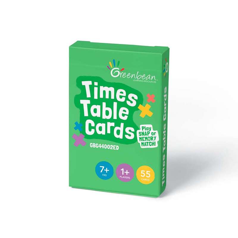Greenbean School Years - Times Tables Snap Education