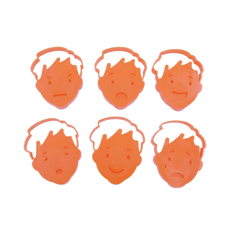 Anthony Peters - Emotions Dough Cutters & Stampers - 6 Pieces
