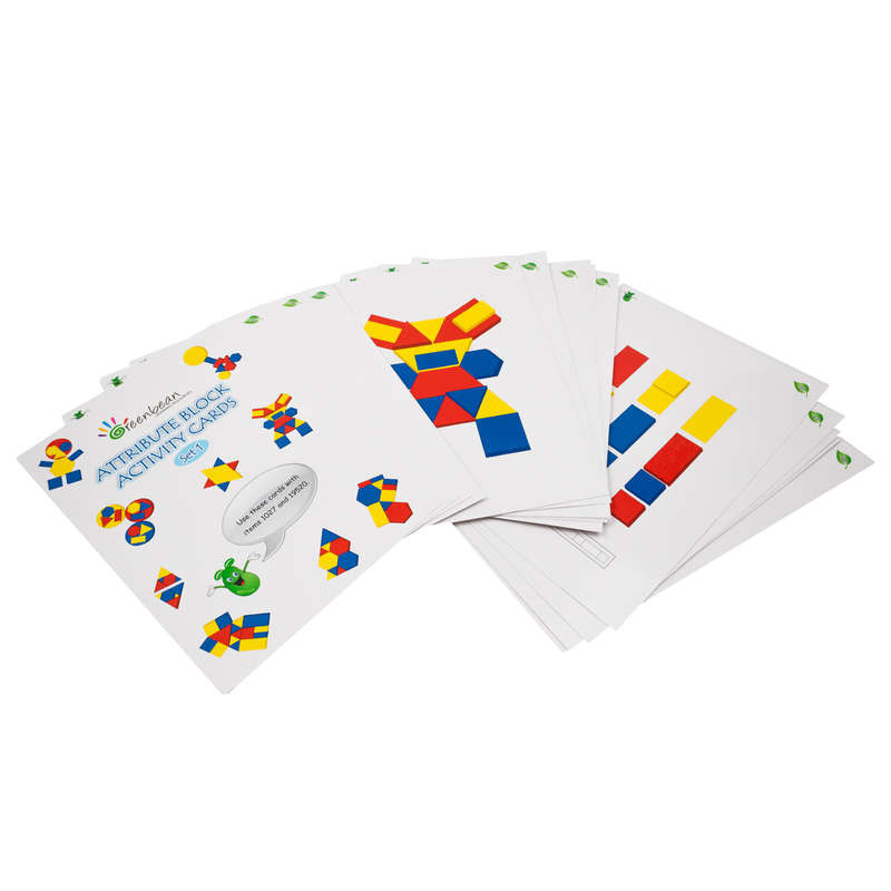 EDX Education - Activity Cards & Booklet - Attribute Blocks- 20pcs