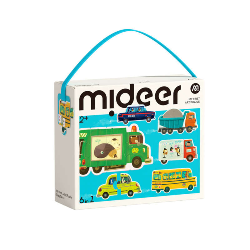 Mideer - My First Artist Puzzle - Busy Cars