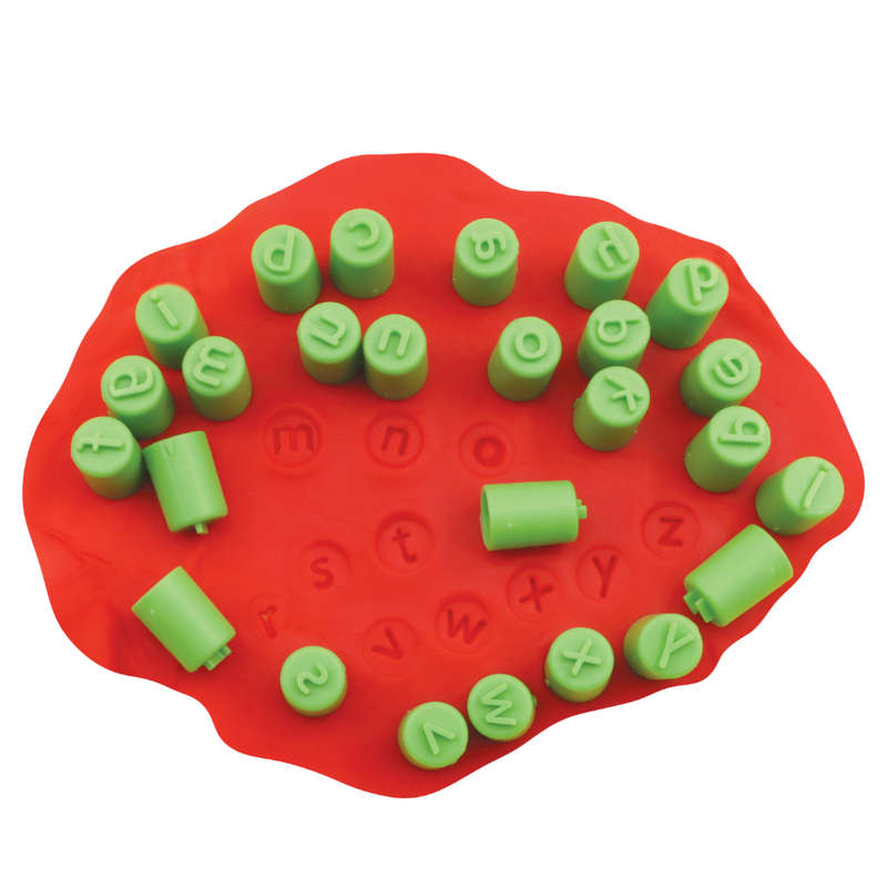 Anthony Peters - Alphabet Thimble Finger Stampers - Lowercase (26)