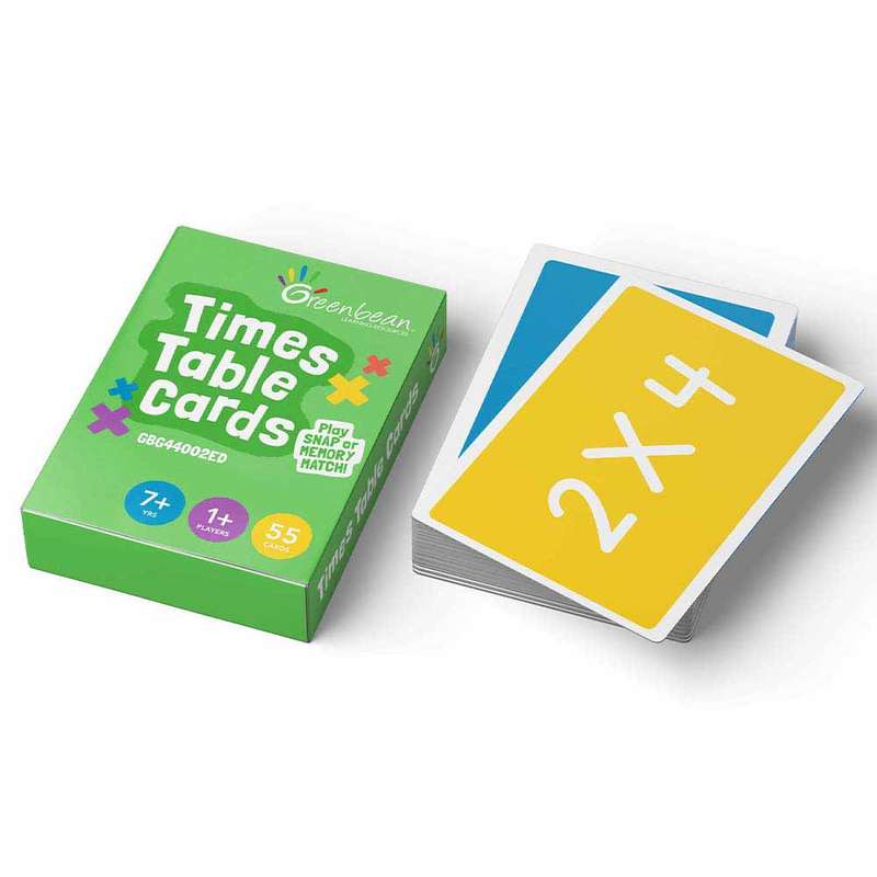 Greenbean School Years - Times Tables Snap Education