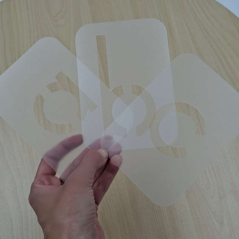 Anthony Peters - Alphabet Stencils - 26pcs