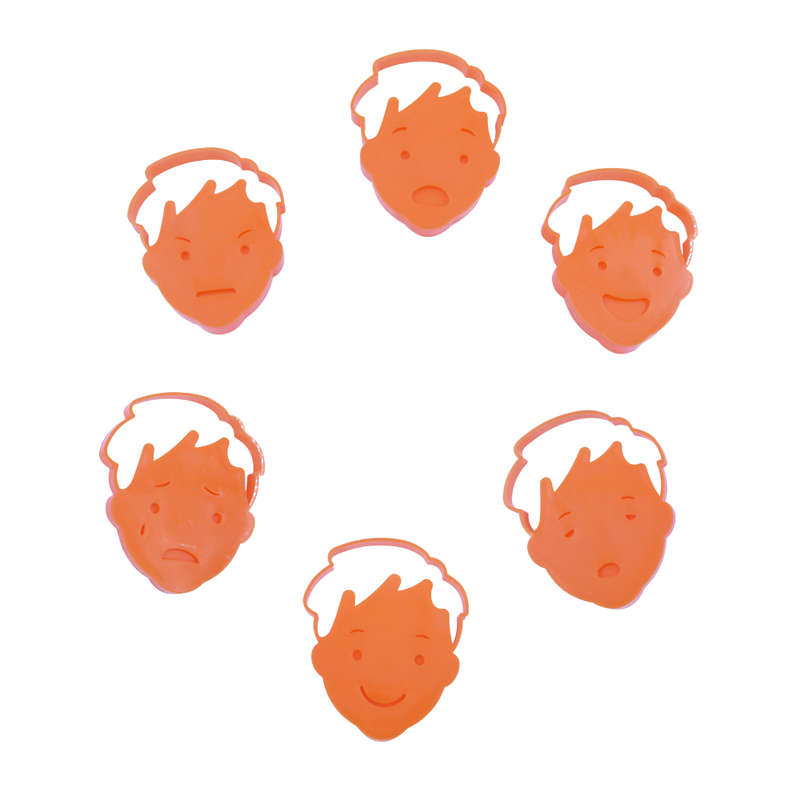 Anthony Peters - Emotions Dough Cutters & Stampers - 6 Pieces