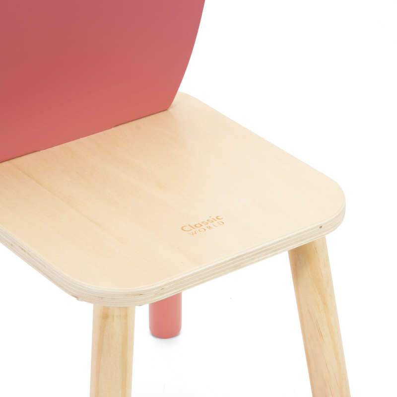 Classic World - Wooden Kids Grace Chair - Tulip - 28 x 28 x 48.9 cm