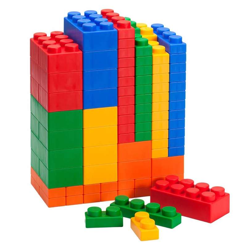 Create By Greenbean - Jumbo Soft Blocks - Mixed - 120pcs - Retail Box