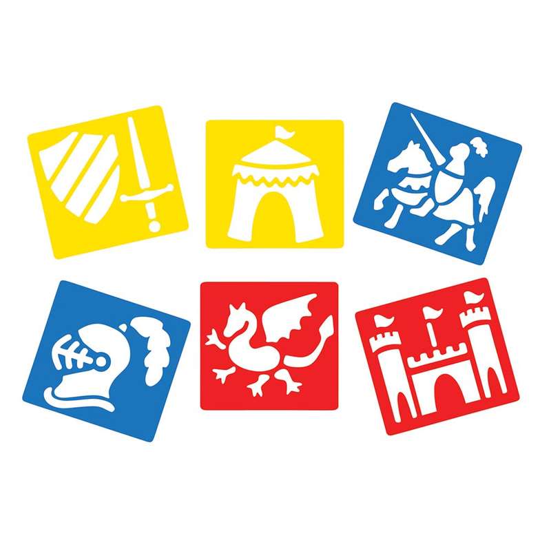 Anthony Peters - Medieval - Themed Stencils: 6 Pieces
