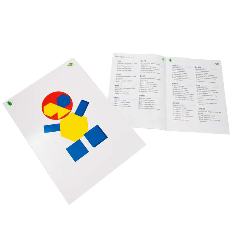 EDX Education - Activity Cards & Booklet - Attribute Blocks- 20pcs