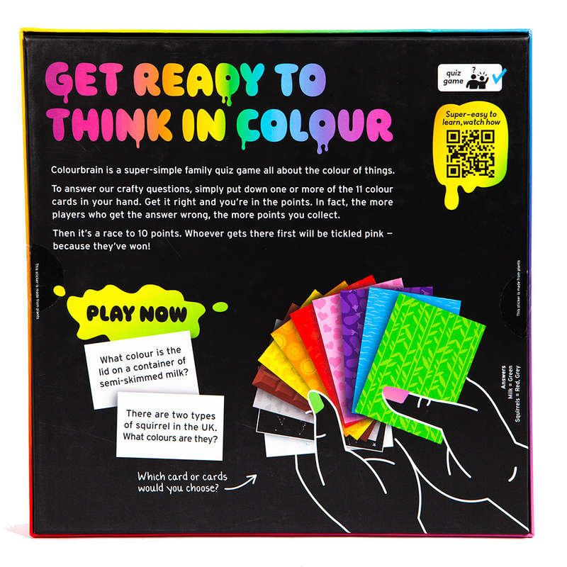 Big Potato Games - Colour Brain - Family Card Game - 2-20 Players