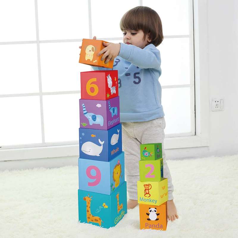 Classic World - Stacking Cubes - 10pcs