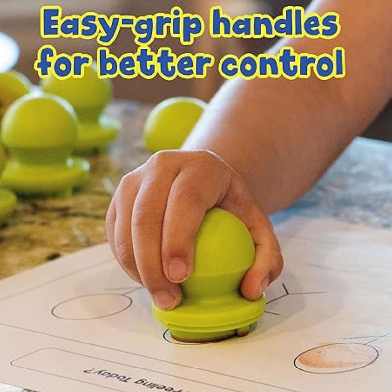 Anthony Peters - Easy-Grip Emotions Paint & Dough Stampers - 12 Pieces