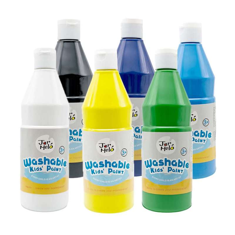 Jar Meló - Paint for Kids - Washable - Bulk Pack - 500ml 12c