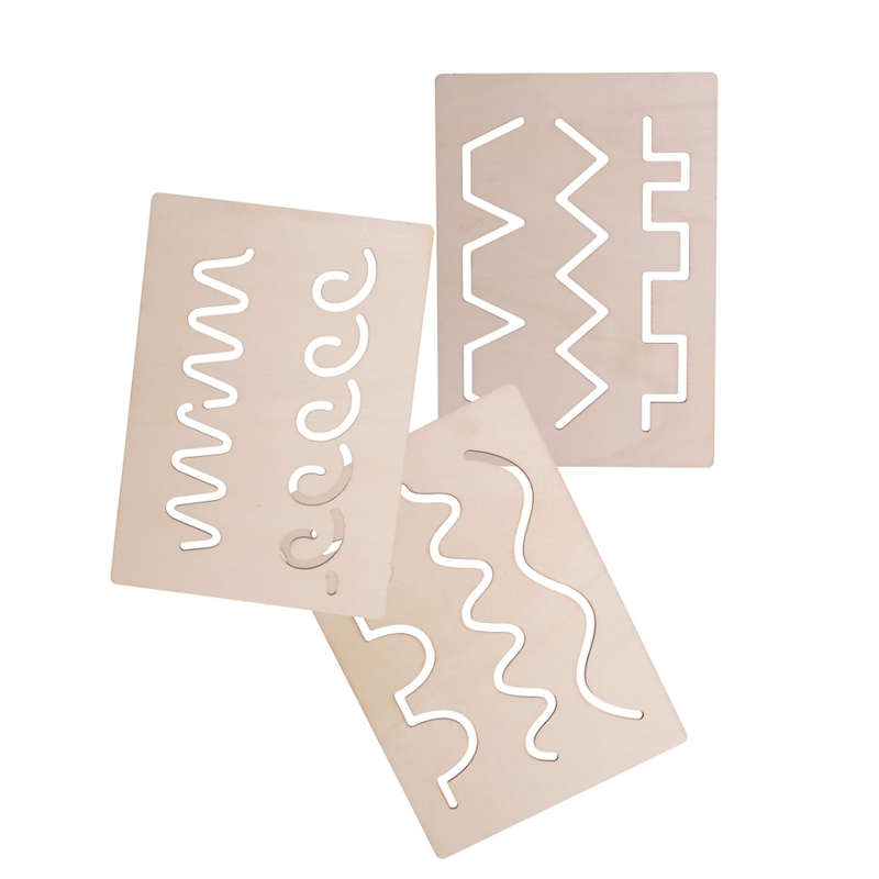 Anthony Peters - Wooden Pattern Stencils - 3 Pieces