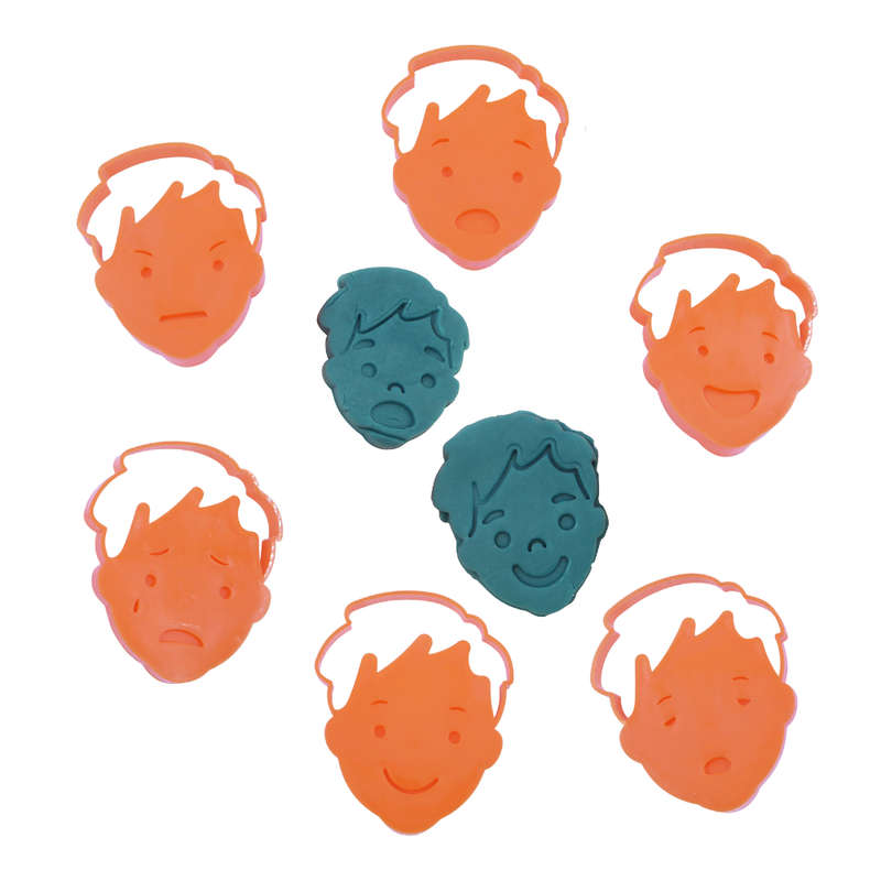Anthony Peters - Emotions Dough Cutters & Stampers - 6 Pieces