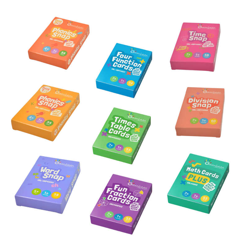 Greenbean School Years - Ultimate Snap Education Card Set - 9-in-1