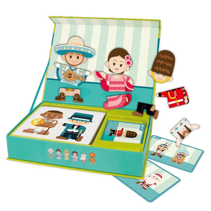 Classic World - Magnetic Activity Set - People Of The World - 60pcs