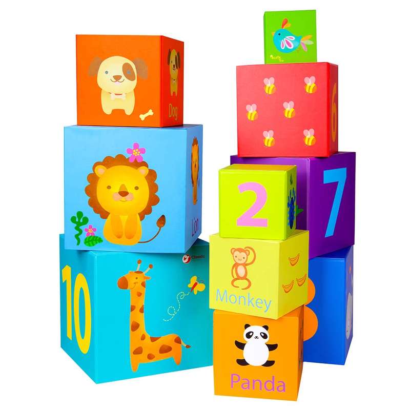 Classic World - Stacking Cubes - 10pcs