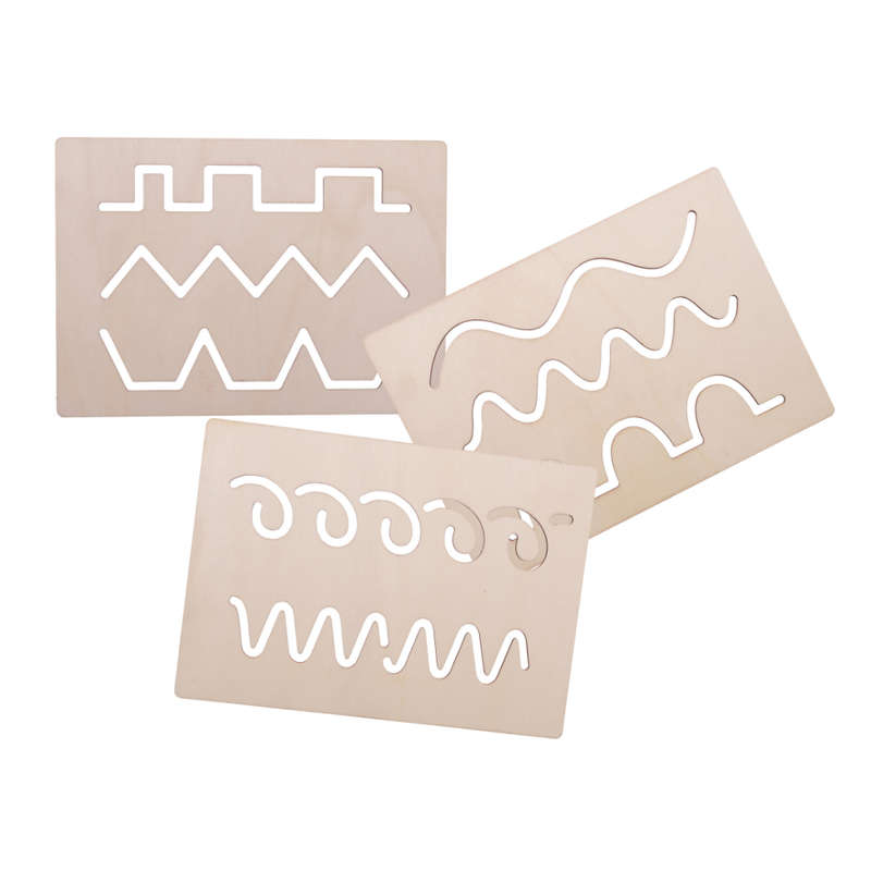 Anthony Peters - Wooden Pattern Stencils - 3 Pieces
