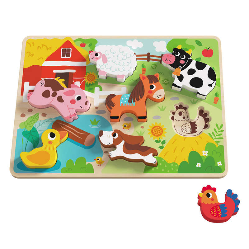 TookyToy - Chunky Puzzle - Farm