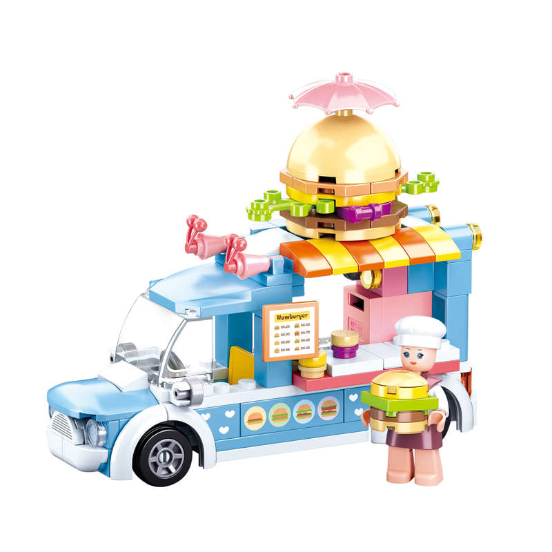 Sluban - Girls Dream - Hamburger Truck - 154pcs