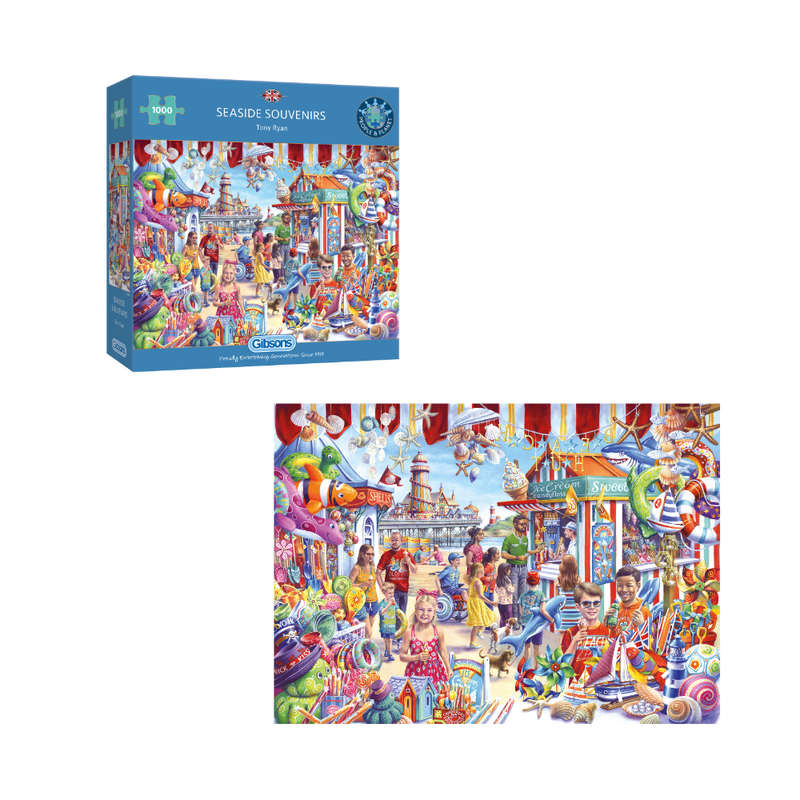 Gibsons - Seaside Souvenirs - 1000 Piece Jigsaw Puzzle